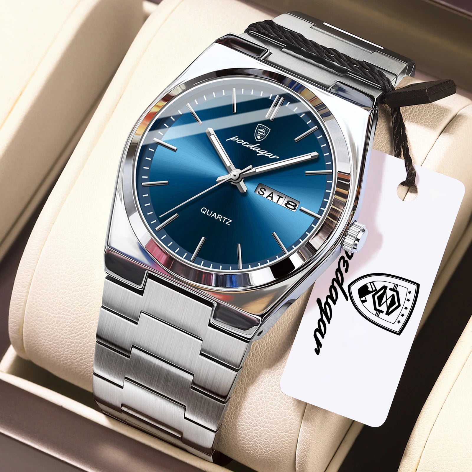 POEDAGAR Classic Style watch