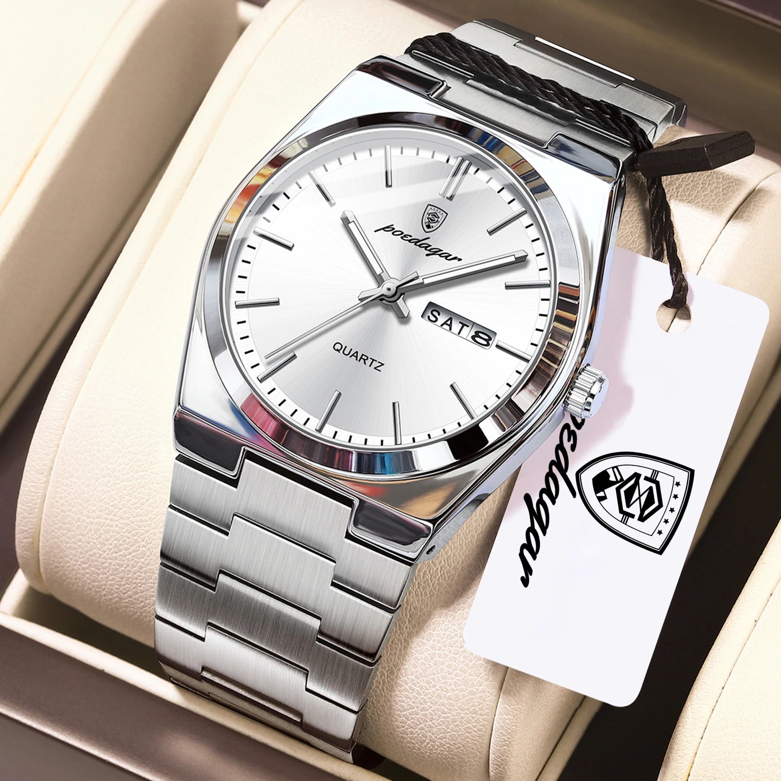 POEDAGAR Classic Style watch